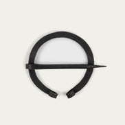 Hand-Forged Brooch, Round, 65 mm