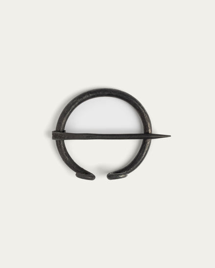 Hand-Forged Brooch, Round, 45 mm