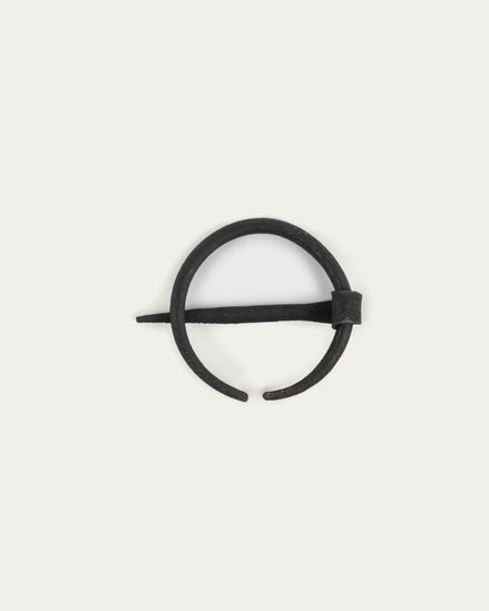Hand-Forged Brooch, Round, 20 mm