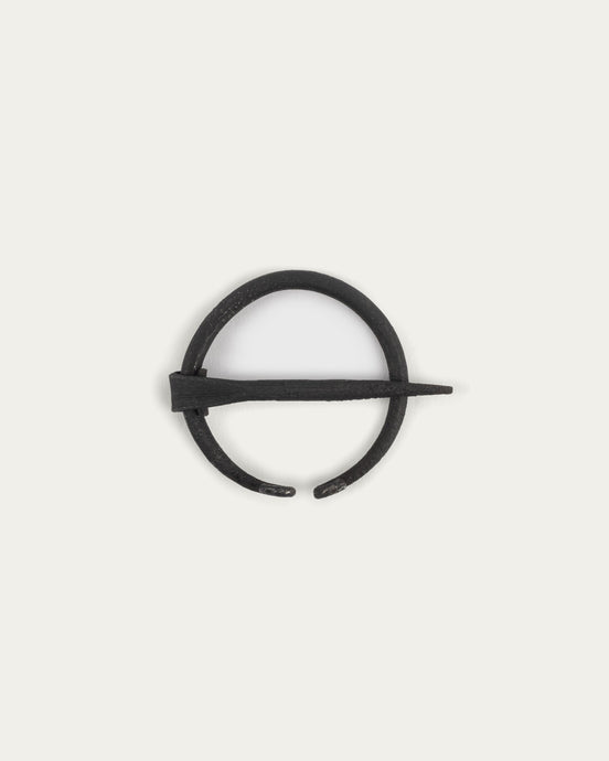Hand-Forged Brooch, Round, 20 mm