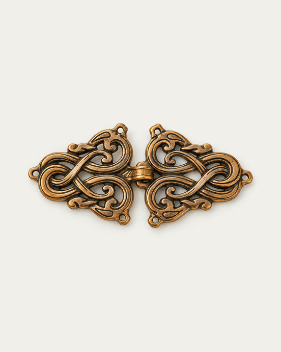 Serpent's Embrace Clasp, Bronze