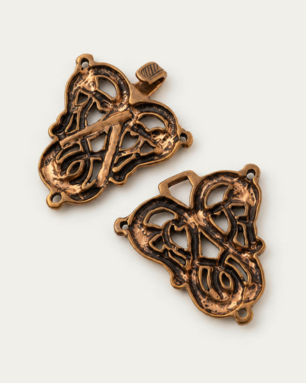 Serpent's Embrace Clasp, Bronze