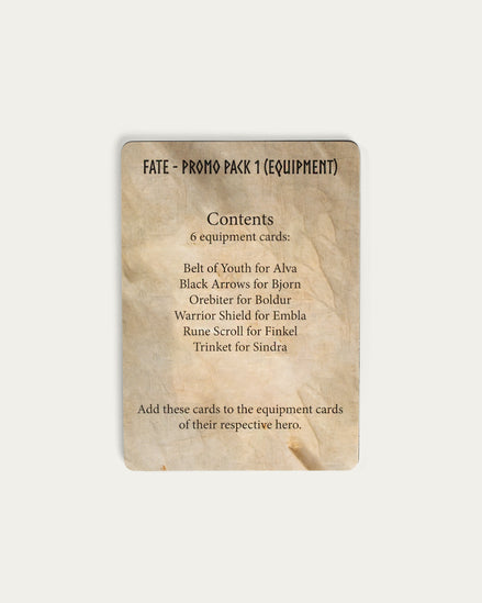 Fate, Promo Pack 1 - Hero Equipment