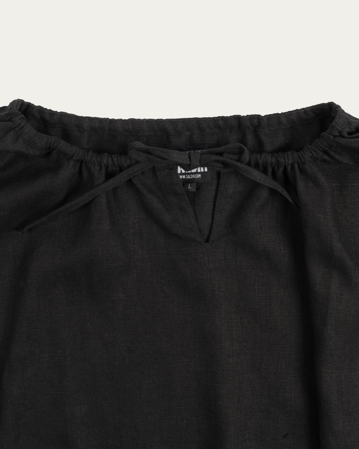 Commoner's Linen Shirt, Black