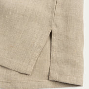 Laced Linen Shirt, Natural