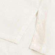 Laced Linen Shirt, White
