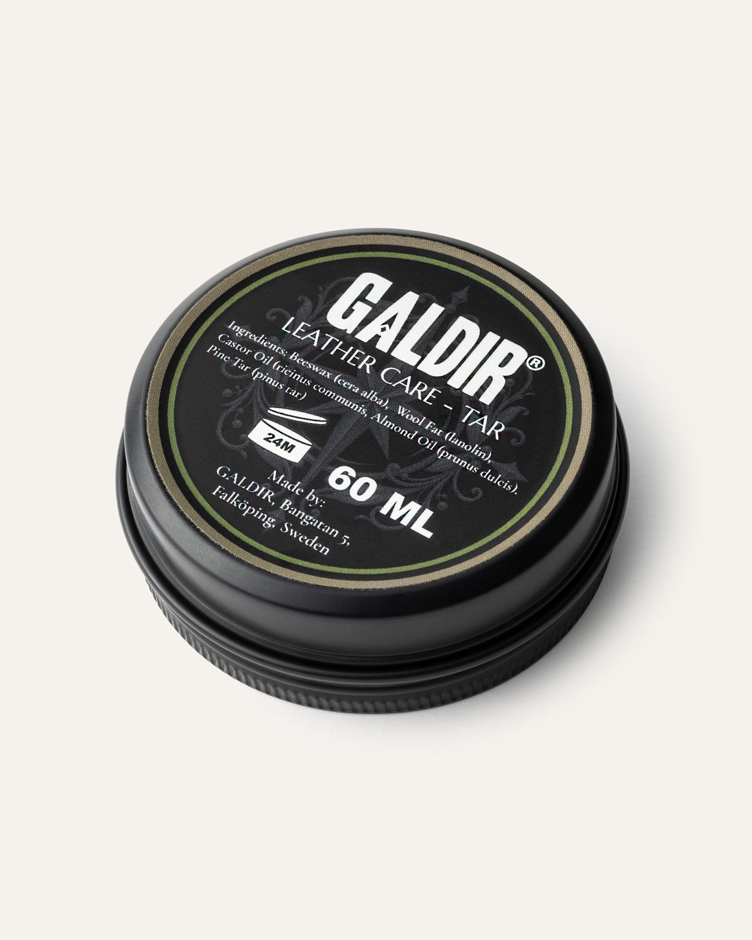 Galdir Leather Care, Tar