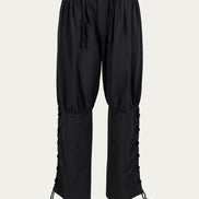 Laced Trousers, Black