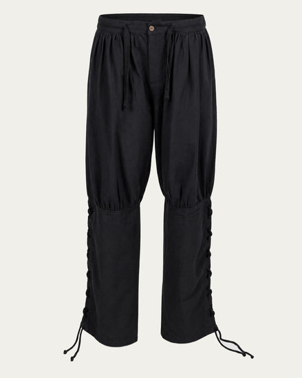 Laced Trousers, Black