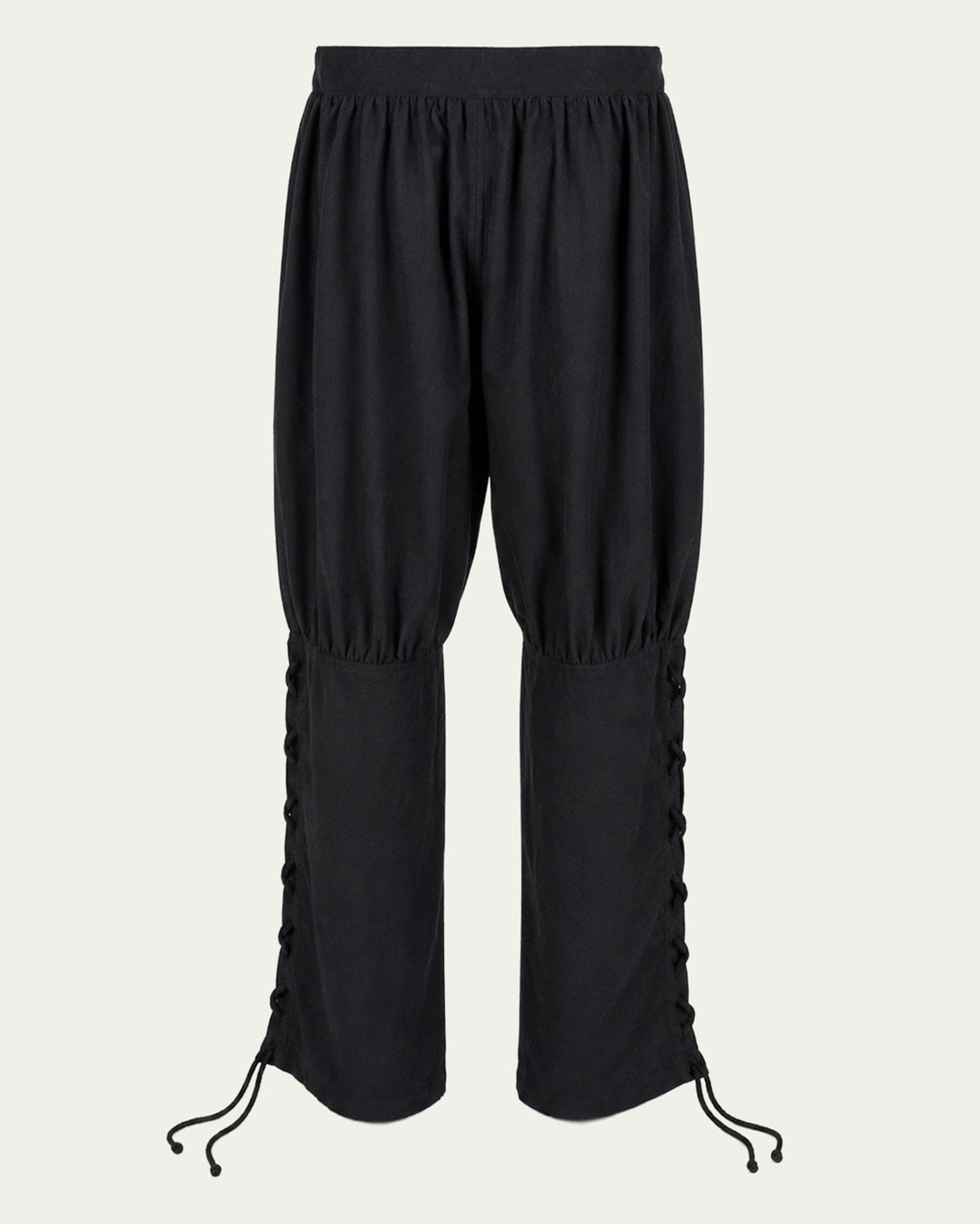 Laced Trousers, Black