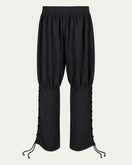 Laced Trousers, Black