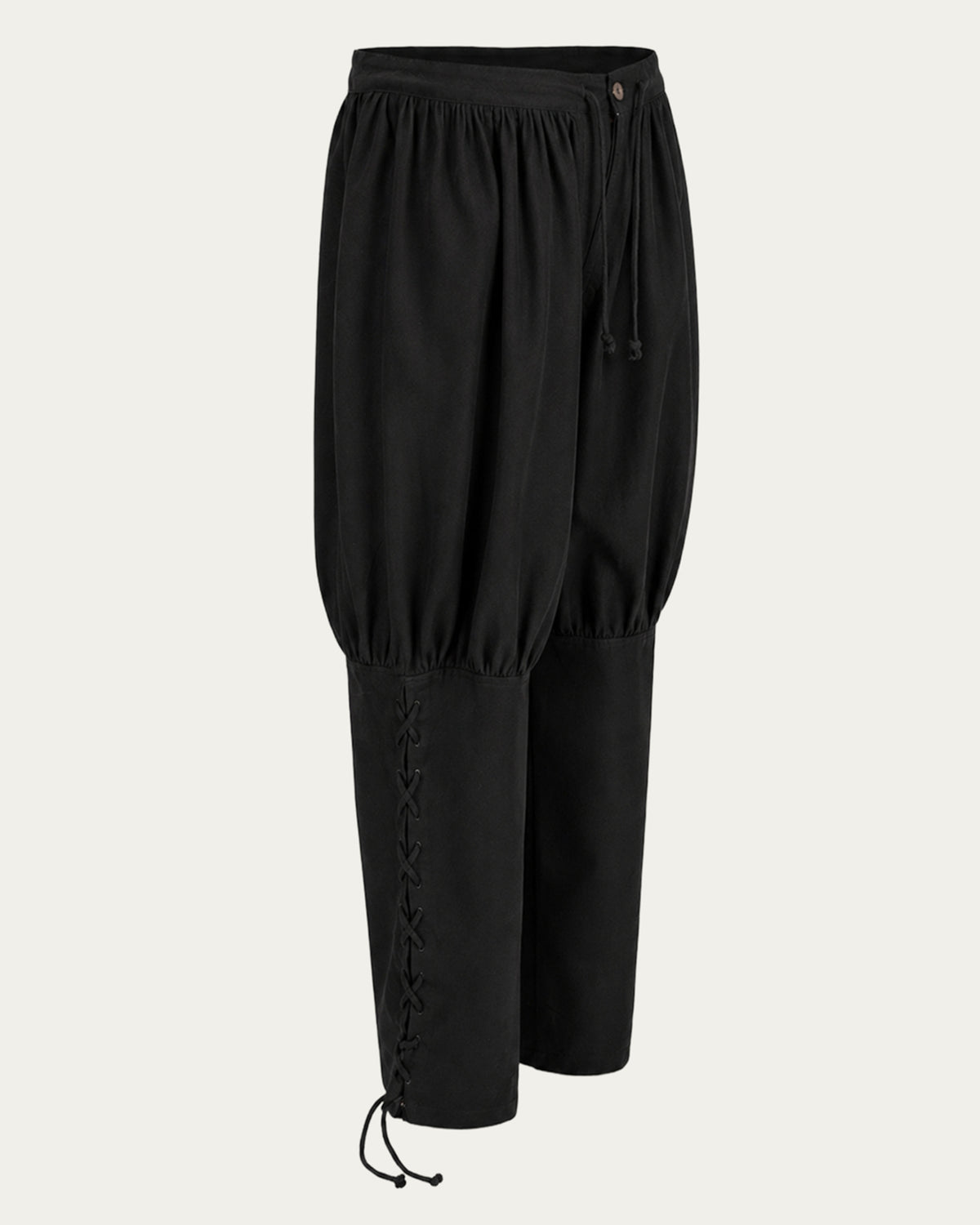 Laced Trousers, Black