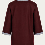 Mountainhall Coat, Garnet Red