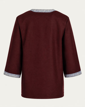 Mountainhall Coat, Garnet Red