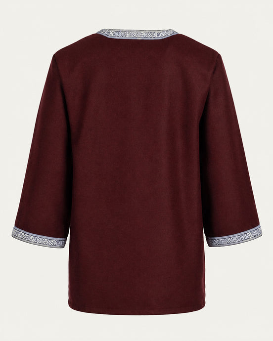 Mountainhall Coat, Garnet Red