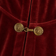 Nobleman's Velvet Cape, Burgundy