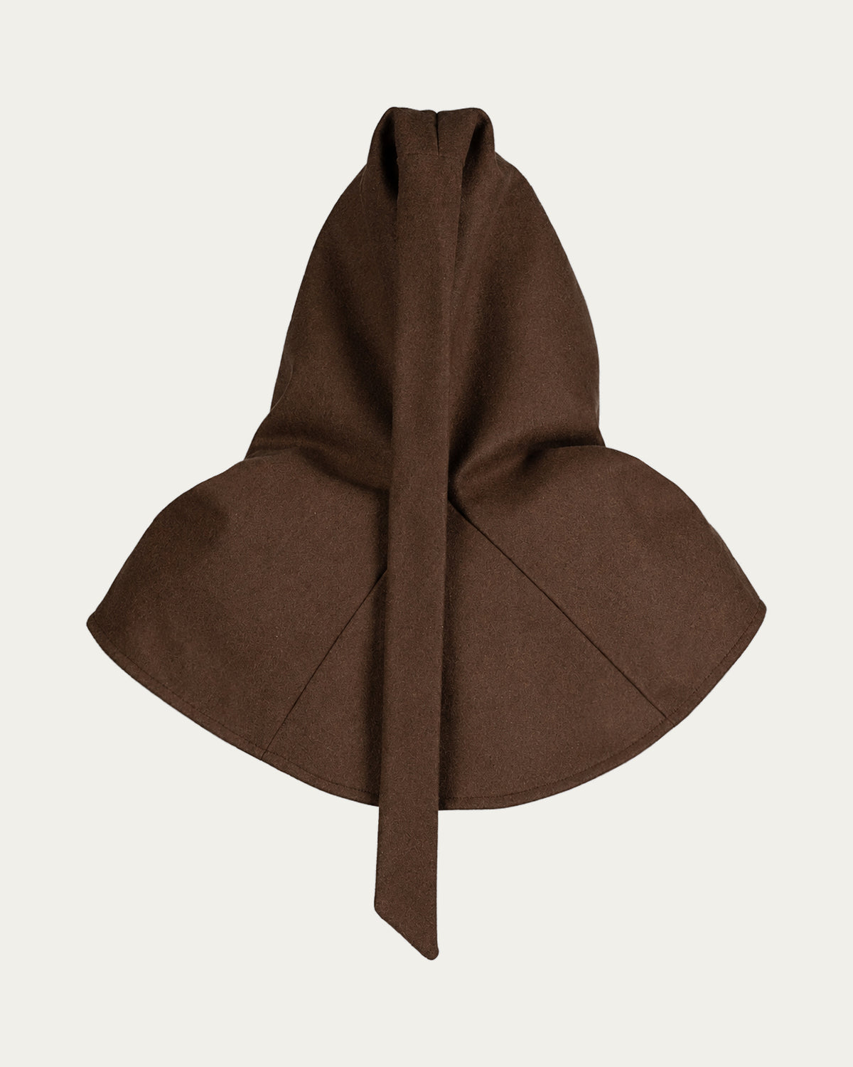 Liripipe Hood, Brown