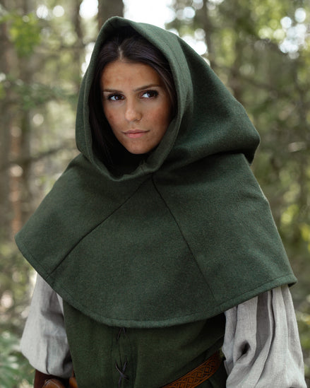 Liripipe Hood, Green