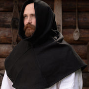 Liripipe Hood, Black