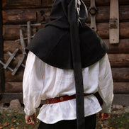 Liripipe Hood, Black