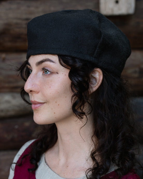 Wanderer’s Felt Cap, Black