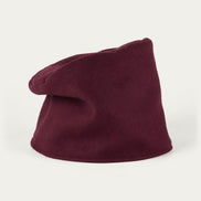 Commoner's Felt Cap, Burgundy