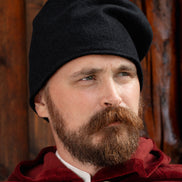 Commoner's Felt Cap, Black