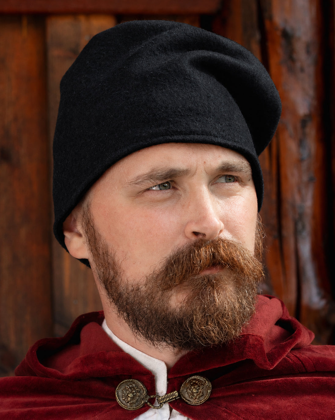 Commoner's Felt Cap, Black