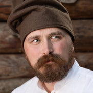 Commoner's Felt Cap, Brown