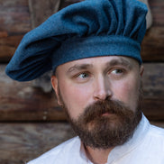 Handsome Wool Cap, Blue