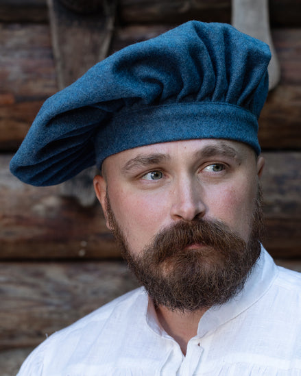 Handsome Wool Cap, Blue