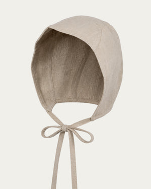 Linen Coif, Natural