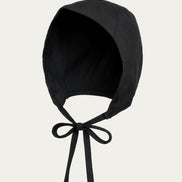 Linen Coif, Black