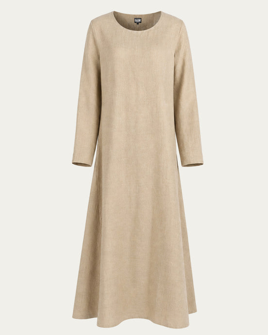 Linen Dress, Natural