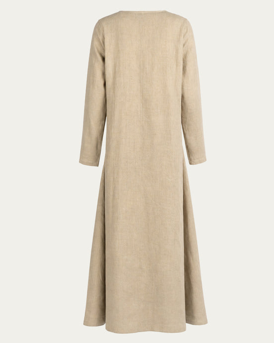 Linen Dress, Natural