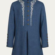 Elven Linen Tunic, Sky Blue