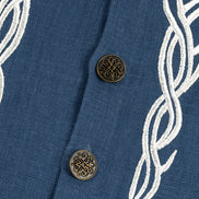 Elven Linen Tunic, Sky Blue
