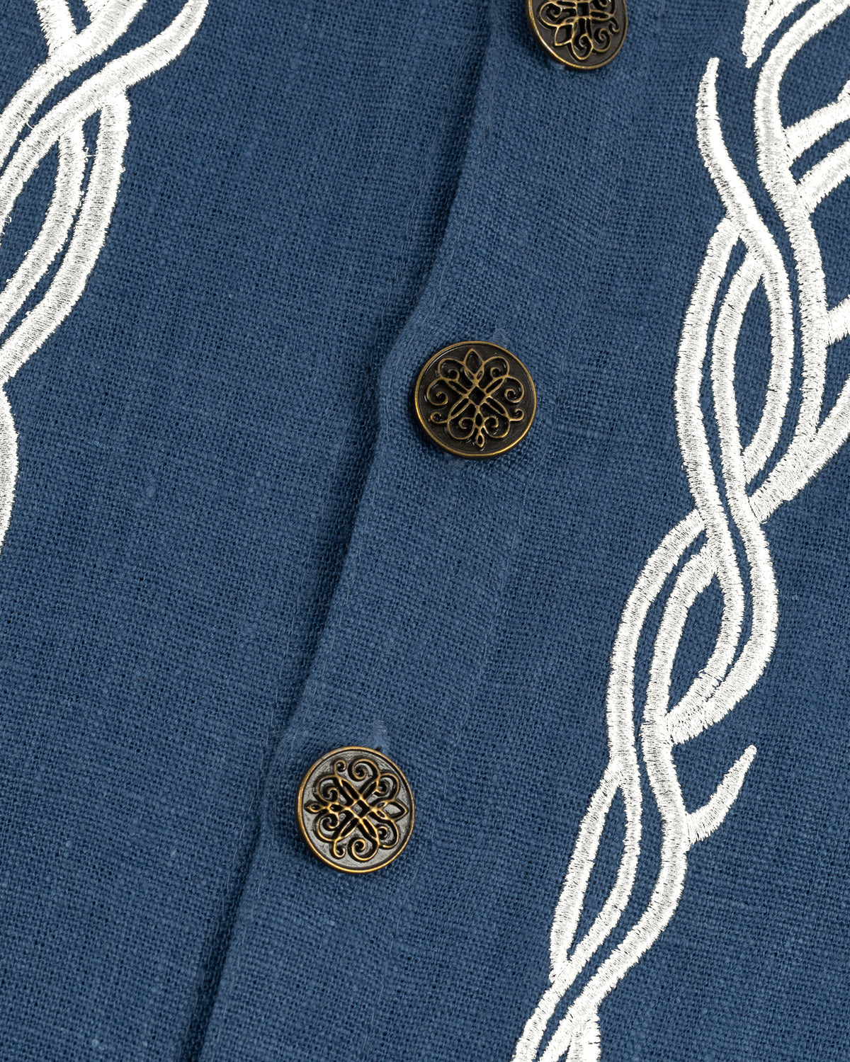 Elven Linen Tunic, Sky Blue