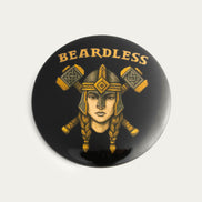 Pin Badge, Beardless