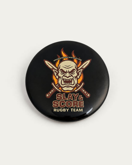 Supporter Pin Badge, Slay & Score