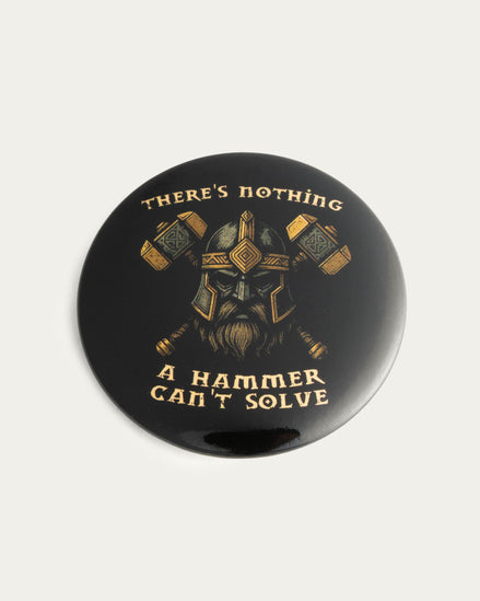 Pin Badge, Hammer Solves
