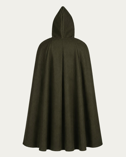 Horselord's Wool Cloak, Deep Green