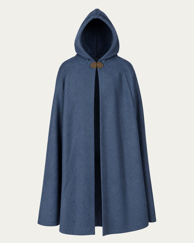 Wool Cloak, Blue