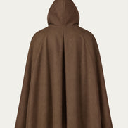 Traveler's Wool Cape, Brown