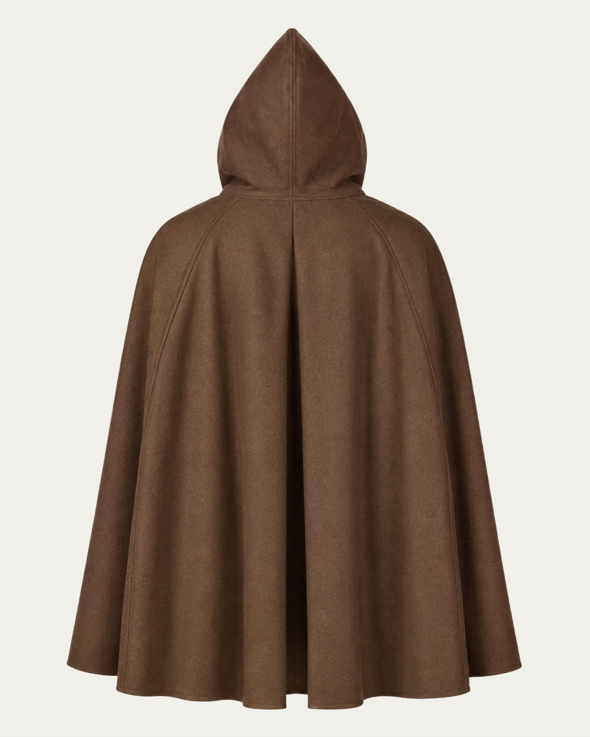 Traveler's Wool Cape, Brown