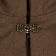 Traveler's Wool Cape, Brown