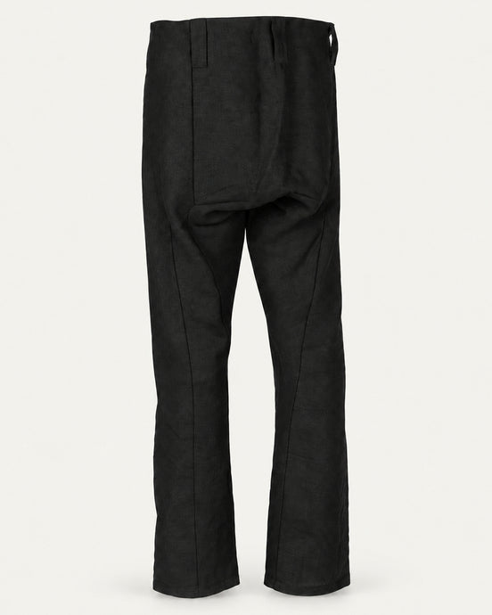 Wanderer's Linen Trousers, Black
