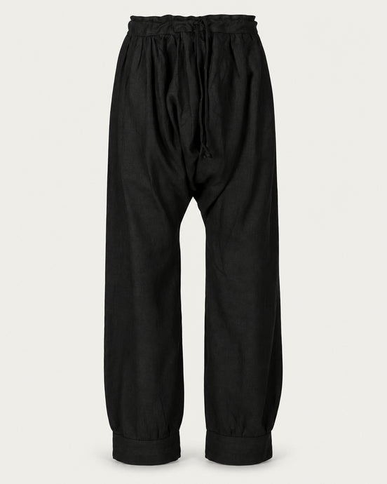Dwarven Linen Trousers, Black