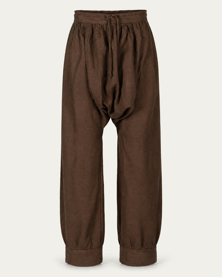 Dwarven Linen Trousers, Brown