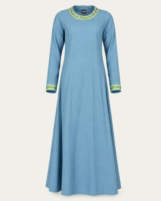 Elven Gown, Azure Trim